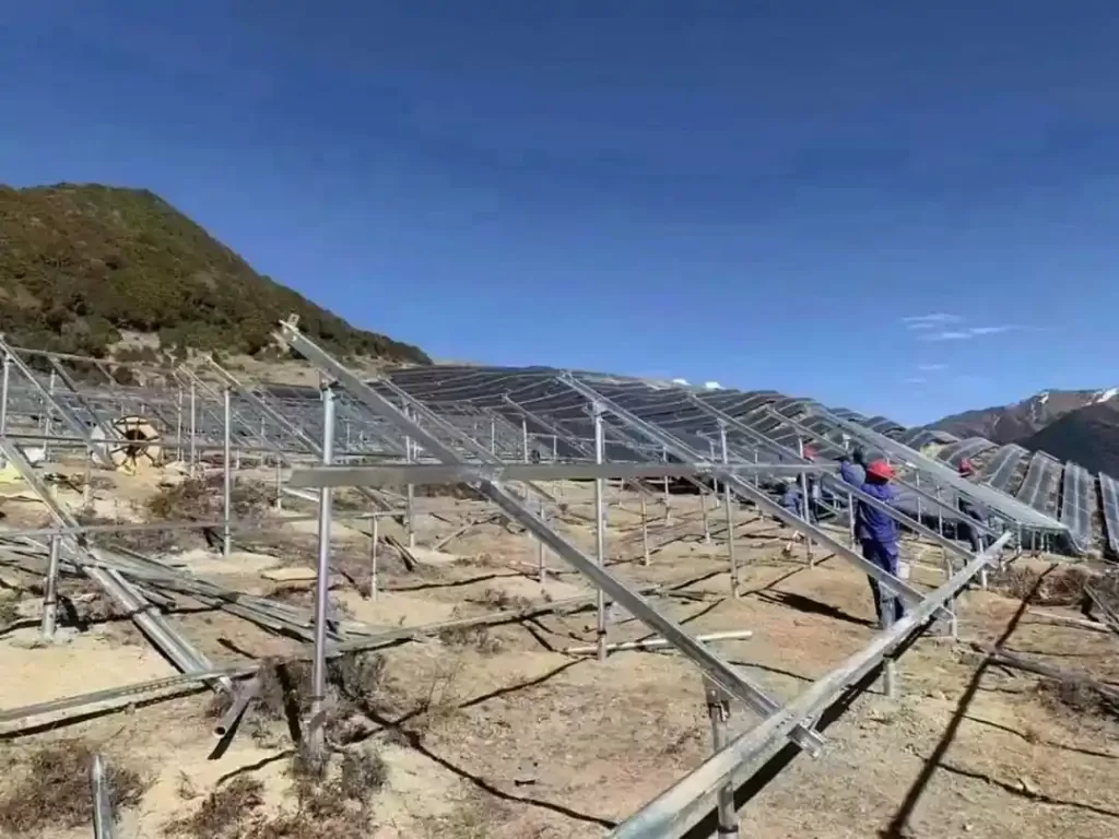 the advantages of zam brackets for mountain top solar power generation3