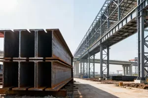 why do use q355b instead of q235b for h beam fabrication banner