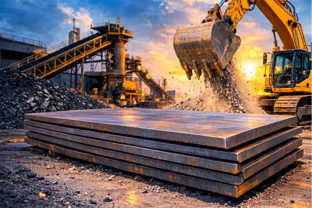 nm450 steel plate heavy equipment application