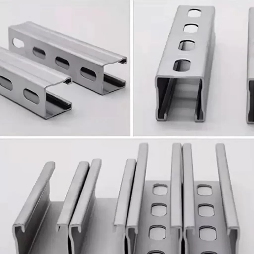 u profile solar mounting bracket zam steel ground mount