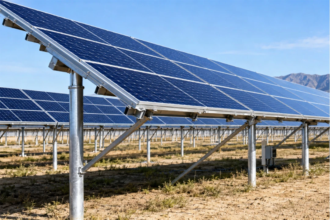 high strength structural steel solar mounting system